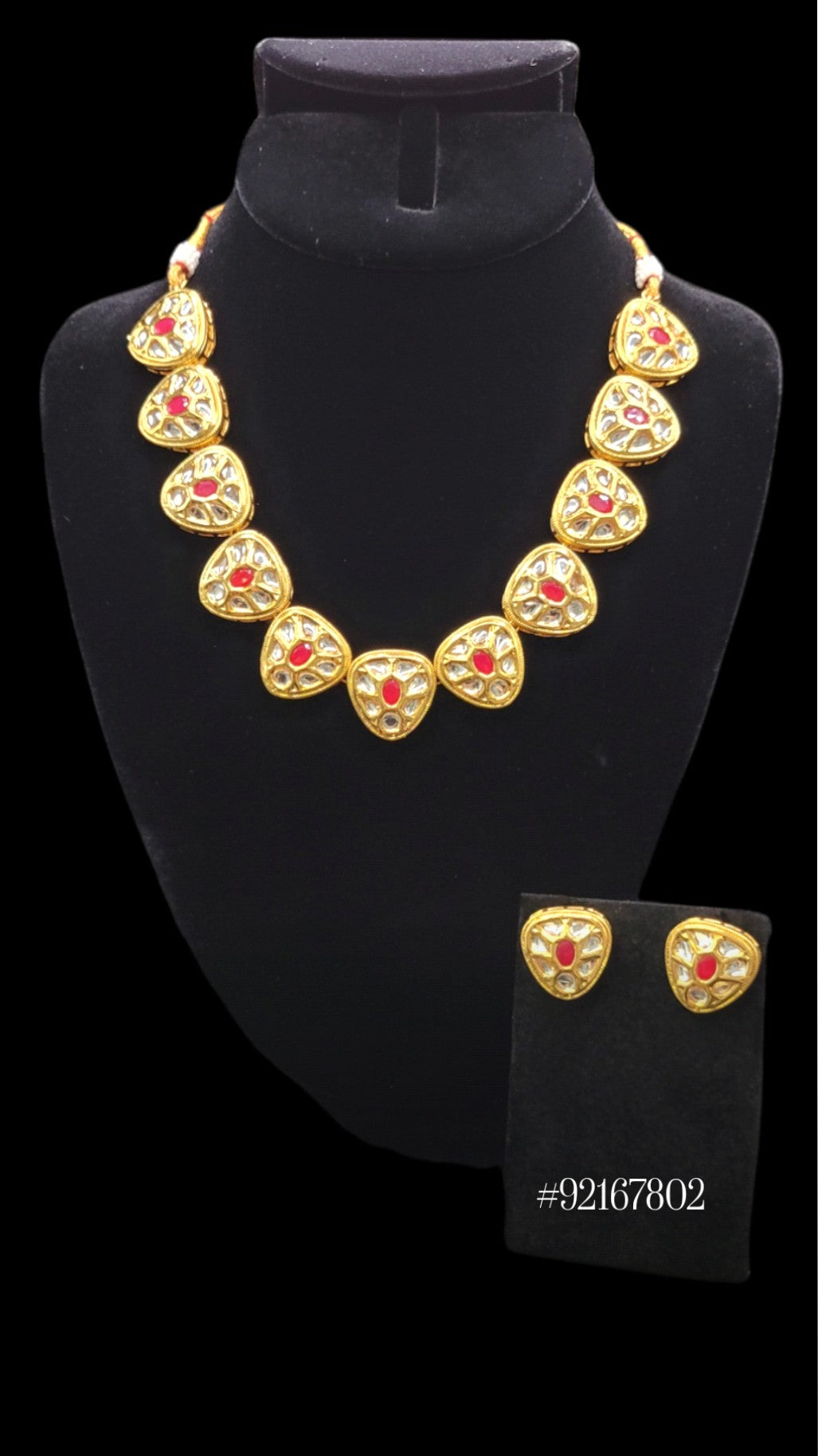 STATEMENT NECKLACE WITH EARRINGS