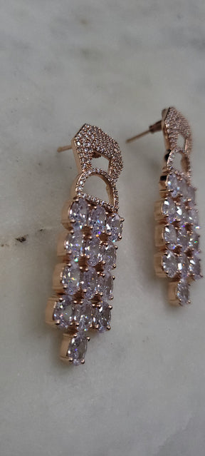 Lovely diamond earrings