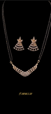 MANGALSUTRA SETS IN GOLD COLOR WITH DIAMONDS