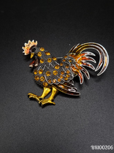 OXIDIZED CRYSTAL ROOSTER
